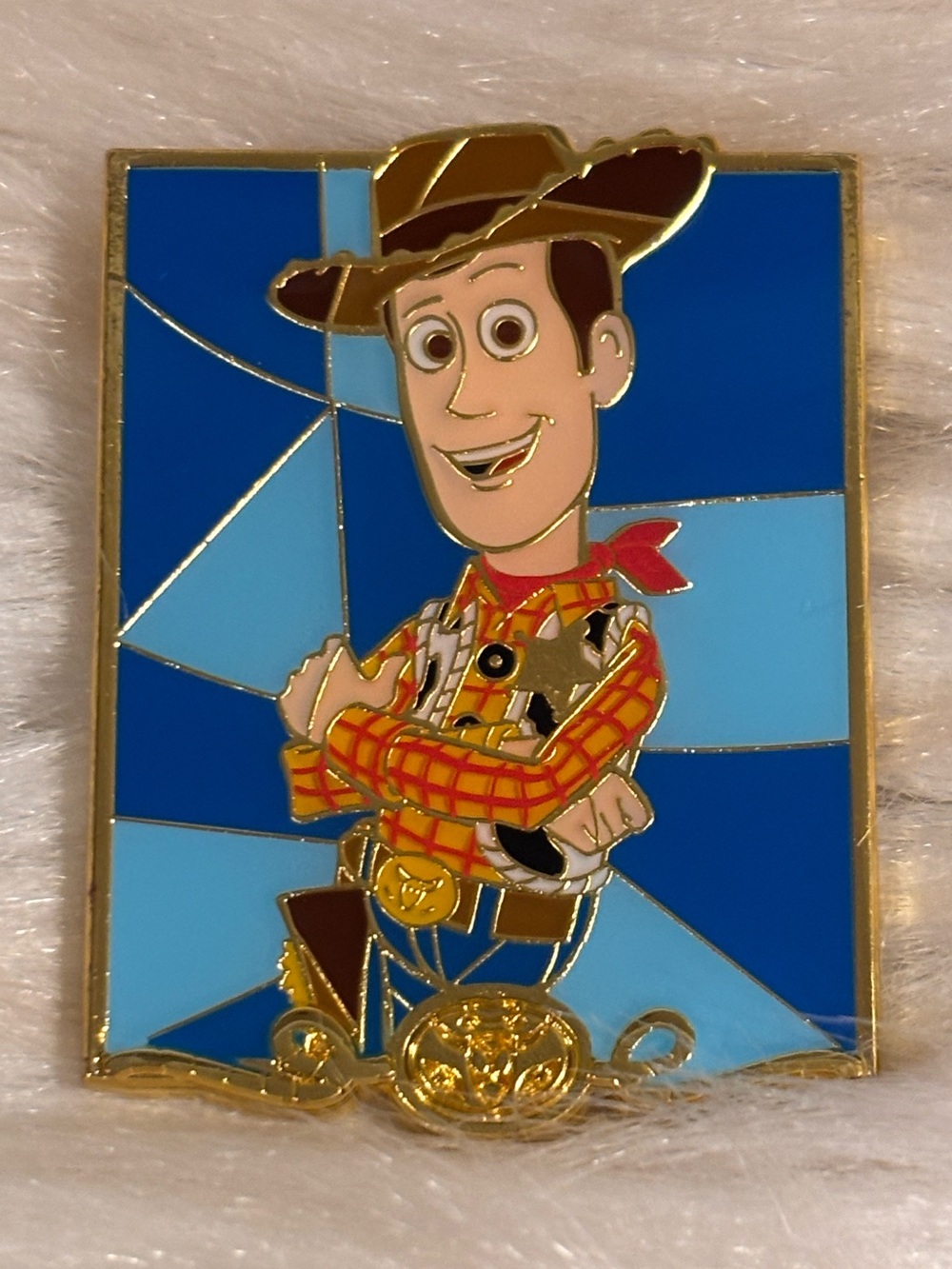 Disney Pin Sheriff Woody Toy Story Pixar Stained Glass Series Loungefly 2022